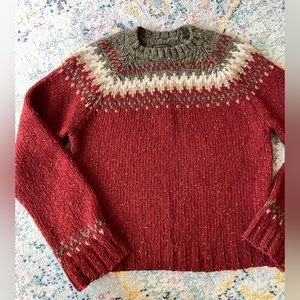 Vintage Abercrombie & Fitch Wool Sweater, size large.